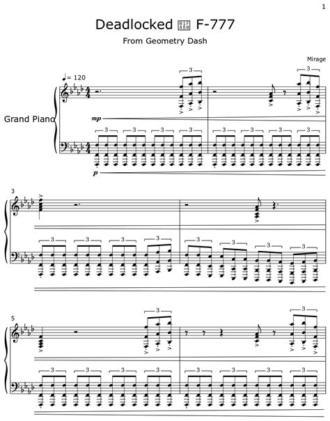 f-777 deadlocked|deadlocked f 777 piano.